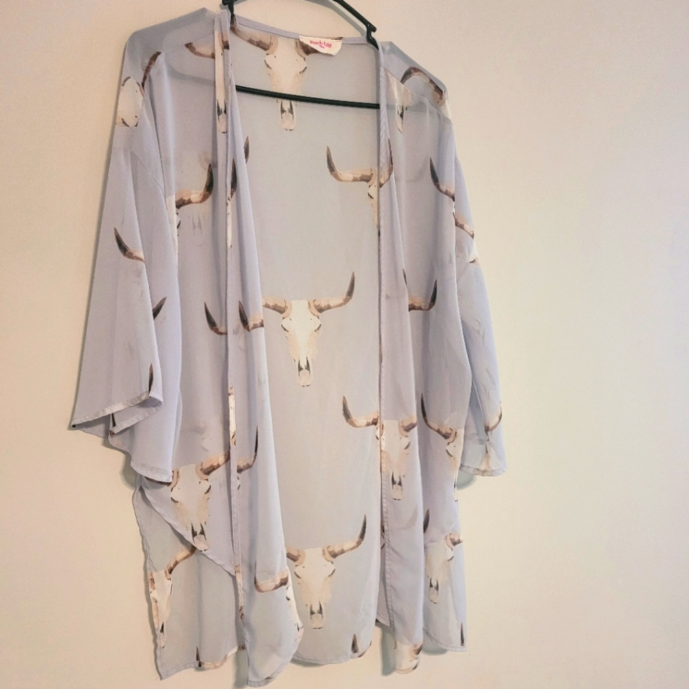 Peach Love Sheer Cardigan